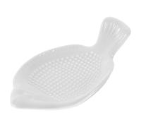 TOPPERFUN Grattugia in Ceramica per Casa, Pratica e Facile da Usare, per Grattugiare, Aglio, Carote e Cipolle, Utensile Bianco per Uso Domestico
