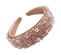 TOPPERFUN Grazie Per Informazioni Ecco Un Titolo in Italiano Che Rispetta Tutte Le Tue Richieste Headband Per Capelli Perle Fascia Larga Per Donna Realizzata in Materiale Resistente e Duratu