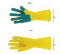 TOPPERFUN Guanti in Lattice per Lavare i Piatti Paglietta Guanti Impermeabili per Pulizia Cucina e Lavori Domestici Taglia L Resistenti All’Olio e Riutilizzabili per Uso Multifunzione