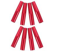 TOPPERFUN Inserti in Alluminio per Frecce 8 Pezzi Base Filettata Robusta, Leggeri e Compatibili per Aste da Tiro Arco, per Pratica di Tiro e Caccia