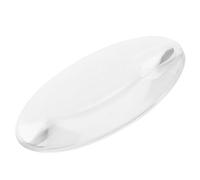 TOPPERFUN Lente Biconvessa in Vetro 90mm, Lente Ottica Didattica per Esperimenti Scientifici, Strumento Portatile per Laboratorio e Apprendimento