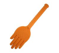 TOPPERFUN Martello da Massaggio Stimolazione dei Punti Acupressione in Plastica Arancione Massaggiatore per Terapia Fitness e Rilassamento a Forma di Palmo per Trattamento Schiena e Cranio