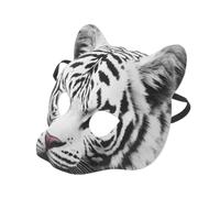 TOPPERFUN Maschera Animale Mezza Faccia in EVA con Fascia Flessibile per Costume Halloween e Carnevale Accessorio Resistente per Uomo e Donna per Feste Tema