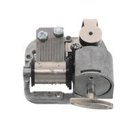 TOPPERFUN Meccanismo Musicale a Carica Manuale in Metallo Resistente, Movimento a Manovella Silenzioso per Carillon Fai da Te, Pezzo di Ricambio Compatibile per Decorazioni Casa e Regali