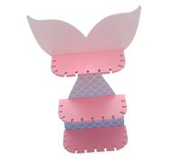 TOPPERFUN Mensola Da Parete Decorativa in Forma Coda Sirena Espositore Da Parete Per Fioriera Supporto Per Vaso Organizzazione