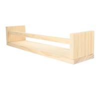 TOPPERFUN Mensola da Parete in Legno Robusta e Leggera Scaffale Fluttuante Stabile per Camera e Cucina Porta Libri Spezie e Decorazioni Mensole Muro Bianche Facile da Installare e Portatile