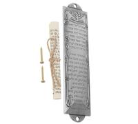 TOPPERFUN Mezuzah in Metallo Decorativa retrò per Casa e Ufficio, Leggera e Benedetta, Ornamento Religioso Unico per Addobbi Porta Ingresso