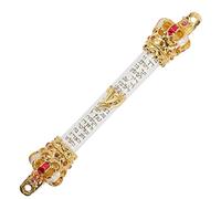 TOPPERFUN Mezuzah Metallo per Decorazione Religiosa Ebraica con Scrittura per Lato e Regali Speciali