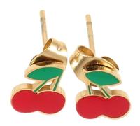 TOPPERFUN Orecchini a forma di frutto in Acciaio Titanium per Donne e Ragazze Design Estivo Frutta Resistenti e Versatili Gioielli Pendenti alla Moda per Uso Quotidiano e Occasioni Speciali