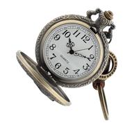 TOPPERFUN Orologio da Tasca Vintage Ciondolo Appeso Design Unico Anello Robusto Preciso e Facile da Leggere Regalo per Amici e Colleghi