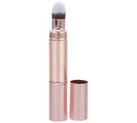 TOPPERFUN Pennello Doppia Estremità Retrattile in Setole Morbide per Polvere e Correttore Applicatore Fondotinta Versatile in Rosa Oro Professionale Caduta di Setole