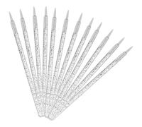 TOPPERFUN Pennello per Eyeliner Monouso Impugnatura Ergonomica, Applicatore Multiuso per Ombretto e Matita Labbra, Compatto e Leggero per Trucco Occhi di Precisione in Viaggio e Uso