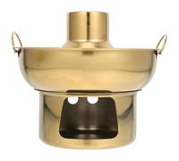 TOPPERFUN Pentola per Dessert in Acciaio Inossidabile per Palline di Taro e Gelatina alle Erbe Contenitore per Ghiaccio Secco Riscaldamento Rapido ed Efficienza Energetica Liscio Sicuro