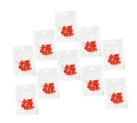 TOPPERFUN Perni e Tappi Per Flaconi Di Colla Per Ciglia, 100 Pezzi, Accessori Anti-intasamento in Plastica e Metallo, Per Centri Estetici e Uso Domestico, Supporto Per Colla Extension Ciglia