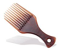 TOPPERFUN Pettine Antistatico Denti Larghi per Parrucchieri Ottima Design per Lunghi e Bagnati Comfort e Relax per La Dei Colore