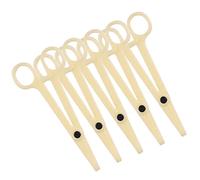 TOPPERFUN Pinze Per Piercing Set Da 5 Pezzi Morsetti Per Piercing Regolabili e Igienici Per Professionisti Alla Lingua Labbra Naso e Sopracciglia