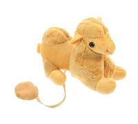 TOPPERFUN Plutti di di cammelli animali bambola da spalla dei cartoni animati Piccolo animale di peluche bambola di peluche sulle spalle bambole a spalla dei cartoni animati Giallo