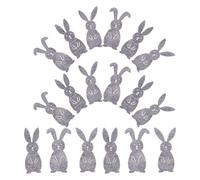 TOPPERFUN Porta Soldi a Clip a Forma di Coniglio Pasquale, Set da 36 Pezzi, Decorazione Centrotavola Primaverile per Feste di Pasqua, Accessorio da Tavola e Sacchetto Regalo