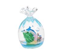 TOPPERFUN Portapenne Con Timer Liquido Acrilico Decorazione Da Scrivania Stile Mediterraneo Giocattolo Creativo Antistress Accessorio Per Ufficio e Compleanno Timer Di Bolle Movimento