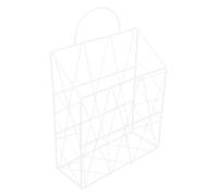 TOPPERFUN Portariviste da Muro Decorativo Organizer Sospeso per Libri Riviste e Documenti per Resistente e Facile da Installare