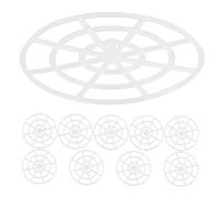 TOPPERFUN Pressa per Verdure Fermentate in Plastica 7,9 Cm Strumento per Preparazione Crauti e Sottaceti Utensile Casa per Fermentazione Domestica Set da 10 Pezzi