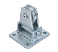 TOPPERFUN Puleggia di Sollevamento a U in Acciaio ad Alta Resistenza Set di Pulegge per Montaggio a Parete e Soffitto Resistente alle Intemperie e Silenziosa per Sollevamento Industriale