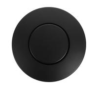 TOPPERFUN Pulsante Interruttore Aria per Smaltimento Rifiuti Cucina Nero Opaco in Plastica Meccanismo a Reazione Veloce e Installazione Salvaspazio