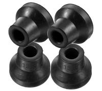 TOPPERFUN Punte Antiscivolo per Stampelle in Gomma 4 Pezzi, Copri-piedi Resistenti e Antiscivolo per Bastoni da Trekking, Accessori per Camminata Sicura e Supporto Anziani