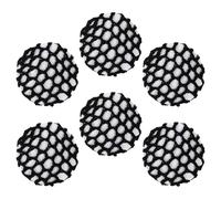 TOPPERFUN Retine per Chioma da Danza Classica 6 Pezzi Copri-Chignon Elasticizzati Neri Rete Elastica per Chignon e Coda di Cavallo Accessori per Ballerine Infermiere e Acconciature