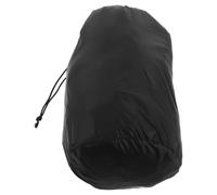 TOPPERFUN Sacco Portaoggetti Coulisse per Piumini, Borsa da Viaggio Leggera e Compatta per Esterni, Sacco Antipolvere per Abbigliamento e Campeggio (20x41 Cm, Nero)