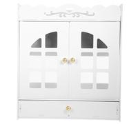 TOPPERFUN scaffale per cosmetici mensole bagno sopra wc armadietto per WC parete sottile appendini da muro pensile per arredamento supporto per l'organizzatore della toilette plastica bianca