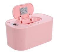 TOPPERFUN Scatola di Riscaldamento per Salviette Umidificate per Ragazzo Ragazza Termostato e Regolazione Temperatura a Pulsante, Materiale Abs, Risparmio Energetico, Uso Domestico Rosa