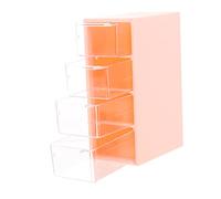 TOPPERFUN Scatola Portaoggetti Per Cosmetici in Plastica Custodia Portaoggetti Design Accessorio Per Dormitorio Per Mantenere La Scrivania Ordinata e Organizzare Oggetti
