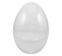 TOPPERFUN Scatole le Uova in Plastico Trasparente Design Facile da Riempire, Contenitore Creativo a Forma di Uovo per Attività Genitore-figlio e Feste di Pasqua e Natale