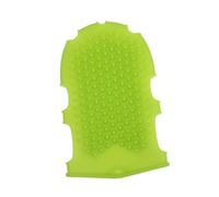 TOPPERFUN Scrubber Per Corpo in Silicone 2 in 1, Spazzola Esfoliante e Massaggiante Per La Doccia, Design Ergonomico Inserimento Dita, Setole Lunghe e Dense Per Schiuma Rapida, Colore Verde