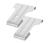 TOPPERFUN Serratura per Porte Scorrevoli Gancio Inossidabile Antimanomissione, Set 2 Pezzi per Porte Avvolgibili Interne ed Esterne, Serratura Meccanica di Sicurezza ad Alta Resistenza