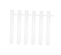 TOPPERFUN Set 6 Provette in Vetro Resistenti al Calore Tubo Laterale e Supporto Permanente per Laboratorio Chimico e Sperimentazioni Precise