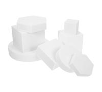 TOPPERFUN Set 8 Pezzi di Cubi in Schiuma per Fotografia di Gioielli e Cosmetici, Oggetti di Scena Geometrici per Servizi Fotografici e Decorazioni da Tavolo, per Scenografie