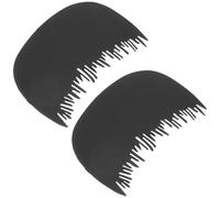TOPPERFUN Set da 2 Pettini per Attaccatura dei Chioma Fibra Ispessente, Pettine la Fronte Scudo Anticaduta Fibre, Strumento Naturale per Uomo e Donna per Volume e Styling Professionale