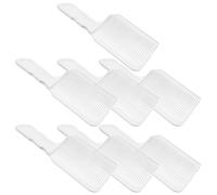 TOPPERFUN Set da 7 Pettini Curvi per Sfumatura da Uomo Strumenti Professionali per Parrucchieri in Plastica Impugnatura Ergonomica Pettini Piatti Portatili per Taglio e Styling in Salone