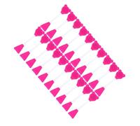 TOPPERFUN Spazzola per Maschera Viso in Silicone a Doppia Estremità Pennello Applicatore e Detergente Viso Design Orso 20 Pezzi per Pulizia Profonda e Massaggio Delicato Strumento