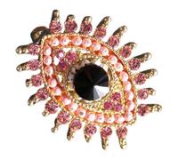 TOPPERFUN Spilla Leggera e Elegante Occhio Malvagio in Metallo Resistente alla Ruggine Donna come Accessorio per Abbigliamento e Sciarpe