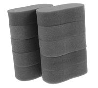 TOPPERFUN Spugna Impugnatura Confortevole 10 Pezzi Nero per Spolverino da Barbiere e Delicata sulla Pelle per Taglio Chioma e Uso Domestico