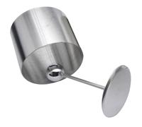 TOPPERFUN Stampo Tondo in Acciaio per Dessert e Piatti Freddi Utensile e Resistente Anello Mousse con Superficie Antiaderente Facile da Medio per Presentazioni Eleganti