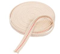 TOPPERFUN Stoppino in Cotone per Lanterna a Olio 4 M Ricambio Piatto per Lampade a Cherosene Forniture per Candele Fai da Te e Illuminazione D’Emergenza per Uso Domestico e Campeggio