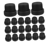 TOPPERFUN Tappo di Chiusura per Bottiglia di Olio Essenziale 18 Filetti 30 Pezzi Pp Antigoccia Riutilizzabile per Flaconi da 5-100ml, Accessorio Sigillante per Diffusori e Profumi, Adatto