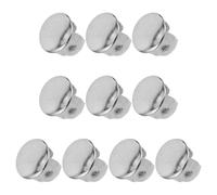 TOPPERFUN Tappo Maniglia Deviatore Doccia in Plastica Argento 10Pezzi per Uso Bagno Copertura Foro Manopola Compatibile con Diametro 4.9-5mm