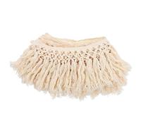 TOPPERFUN Tassel Lace Decorative Trim Lightweight for Diy Clothes and Home Decor Cuttable Fringe for Curtain Accessories and Fashion Embellishment Roll