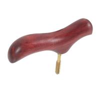 TOPPERFUN Testa di Bastone in Legno Massello Fatta a Mano Design Ergonomico e Struttura Robusta, Accessorio per Bastoni da Camminare All'aperto in Casa