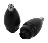 TOPPERFUN Testine di Ricambio per Rifinitore Peli Naso 2 Pezzi in Plastica e Metallo per Taglio Efficiente e Sostituzione Rapida Accessorio per Cura Personale